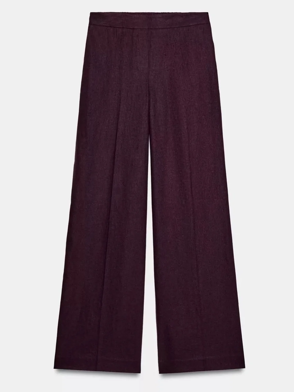 LINEN STRAIGHT LEG PANTS - ZARA XS